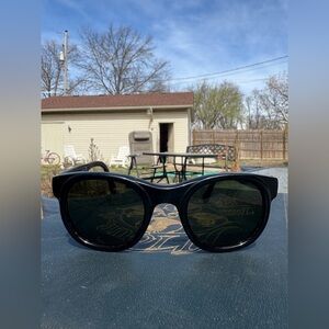 Tom Ford Black Gold Round Sunglasses Italy